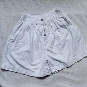 Women's White Shorts